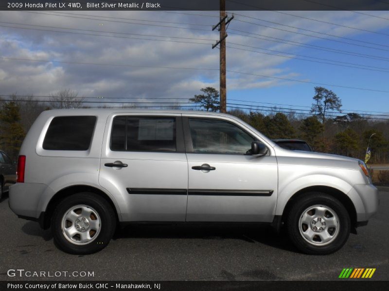 Billet Silver Metallic / Black 2009 Honda Pilot LX 4WD