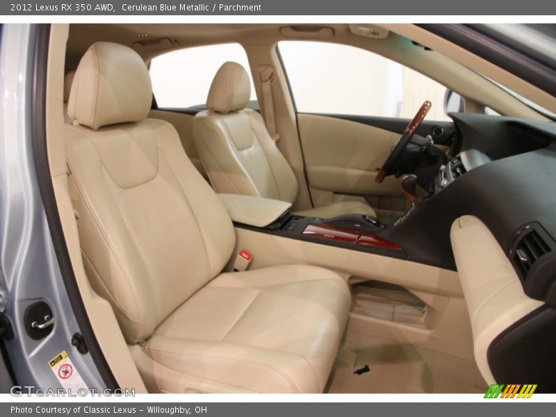 Cerulean Blue Metallic / Parchment 2012 Lexus RX 350 AWD