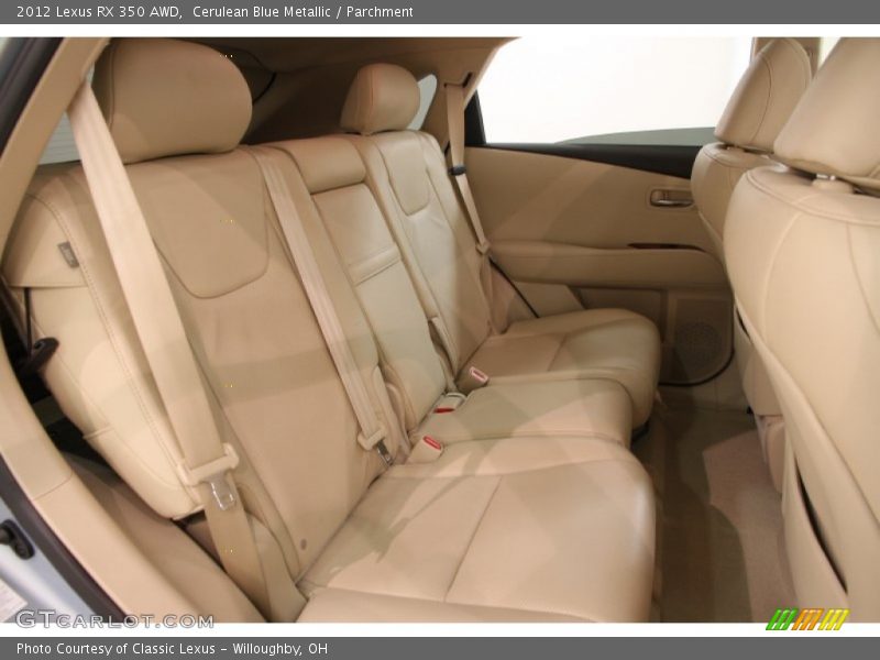 Cerulean Blue Metallic / Parchment 2012 Lexus RX 350 AWD