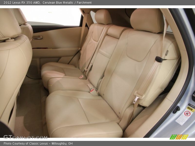 Cerulean Blue Metallic / Parchment 2012 Lexus RX 350 AWD