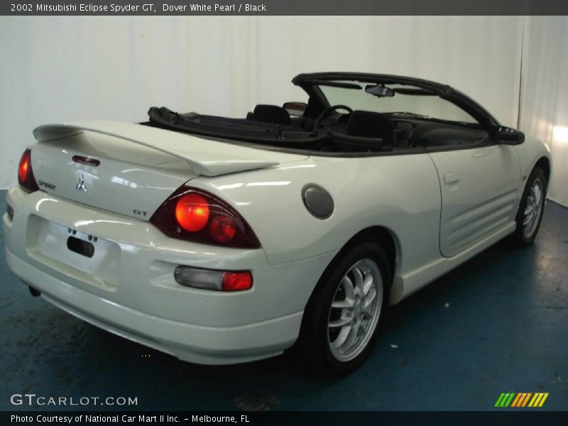 Dover White Pearl / Black 2002 Mitsubishi Eclipse Spyder GT