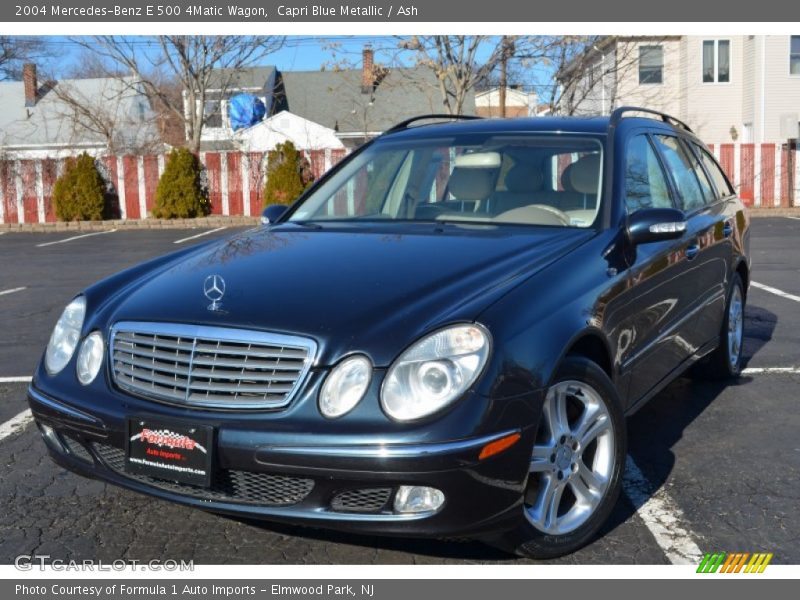 Capri Blue Metallic / Ash 2004 Mercedes-Benz E 500 4Matic Wagon