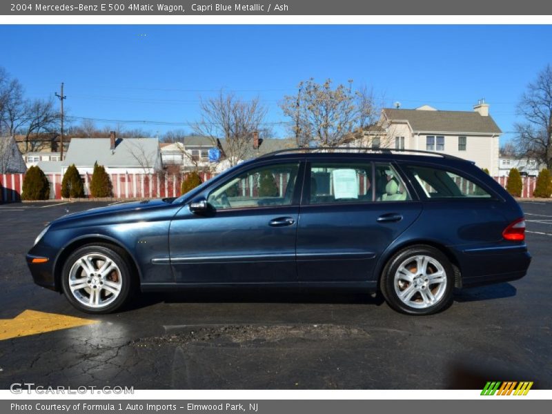 Capri Blue Metallic / Ash 2004 Mercedes-Benz E 500 4Matic Wagon