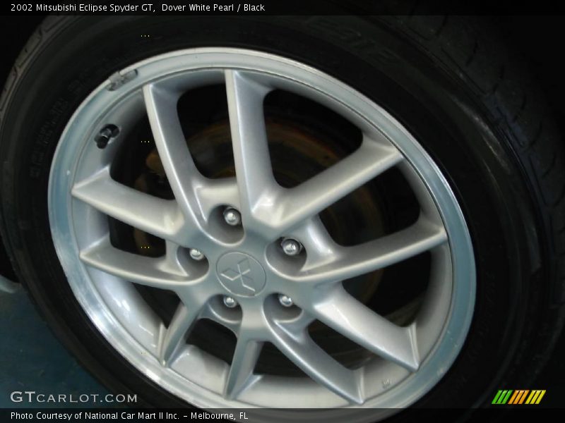 Dover White Pearl / Black 2002 Mitsubishi Eclipse Spyder GT
