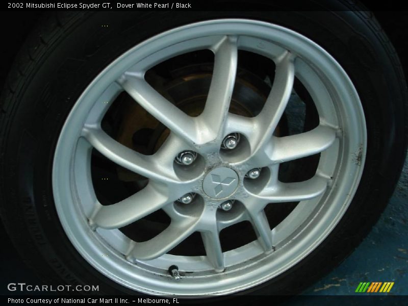 Dover White Pearl / Black 2002 Mitsubishi Eclipse Spyder GT