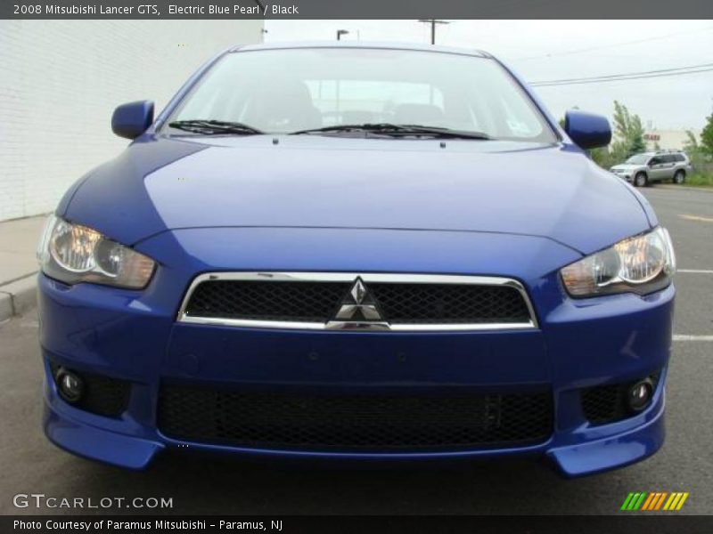 Electric Blue Pearl / Black 2008 Mitsubishi Lancer GTS
