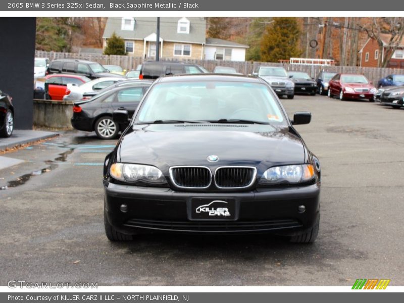 Black Sapphire Metallic / Black 2005 BMW 3 Series 325xi Sedan