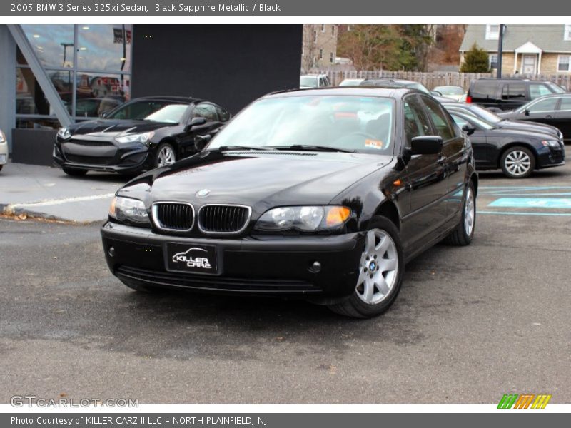 Black Sapphire Metallic / Black 2005 BMW 3 Series 325xi Sedan