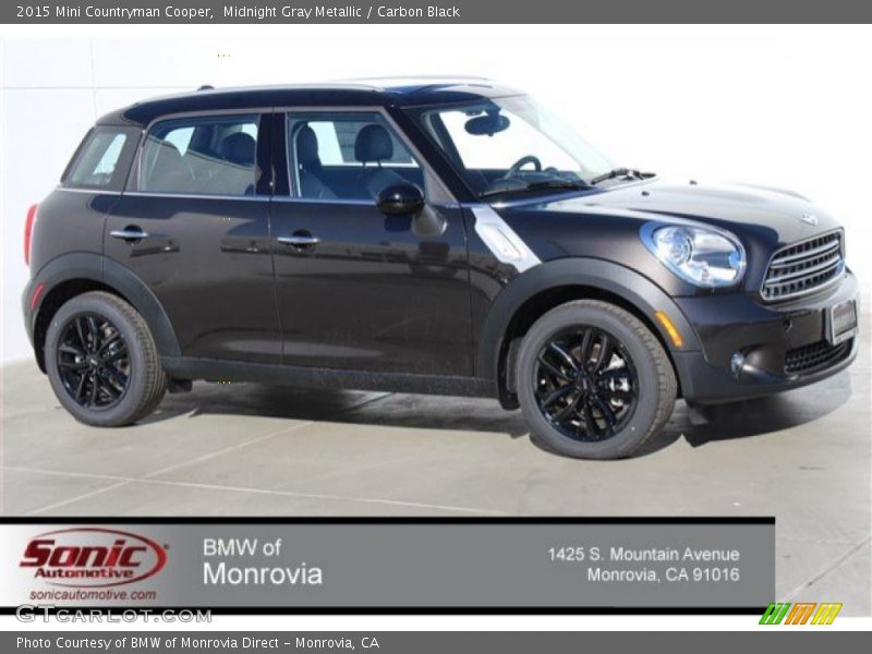 Midnight Gray Metallic / Carbon Black 2015 Mini Countryman Cooper