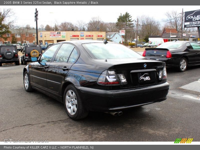 Black Sapphire Metallic / Black 2005 BMW 3 Series 325xi Sedan