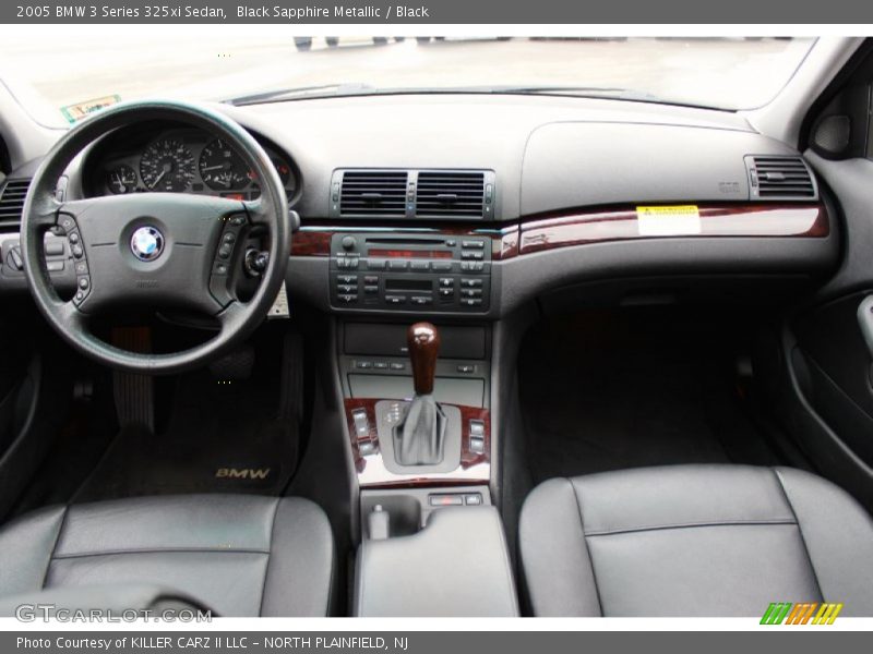 Black Sapphire Metallic / Black 2005 BMW 3 Series 325xi Sedan