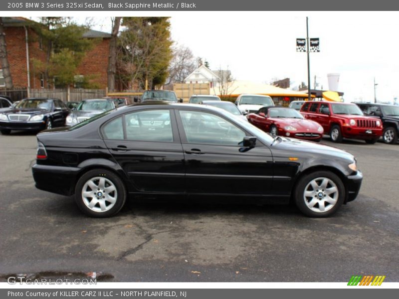 Black Sapphire Metallic / Black 2005 BMW 3 Series 325xi Sedan