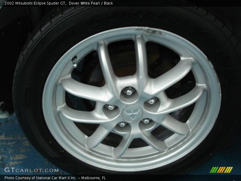 Dover White Pearl / Black 2002 Mitsubishi Eclipse Spyder GT