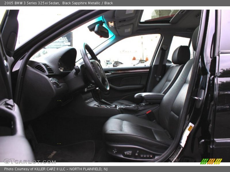 Black Sapphire Metallic / Black 2005 BMW 3 Series 325xi Sedan