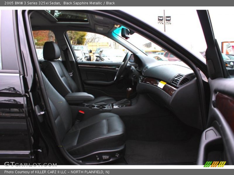 Black Sapphire Metallic / Black 2005 BMW 3 Series 325xi Sedan