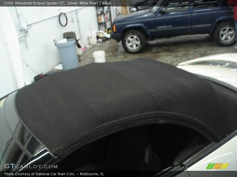 Dover White Pearl / Black 2002 Mitsubishi Eclipse Spyder GT