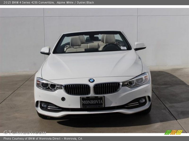 Alpine White / Oyster/Black 2015 BMW 4 Series 428i Convertible