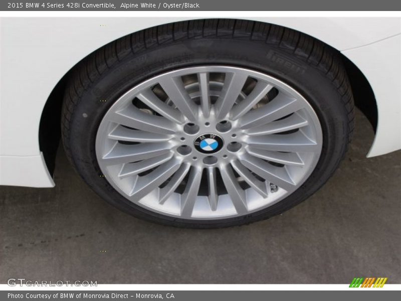 Alpine White / Oyster/Black 2015 BMW 4 Series 428i Convertible