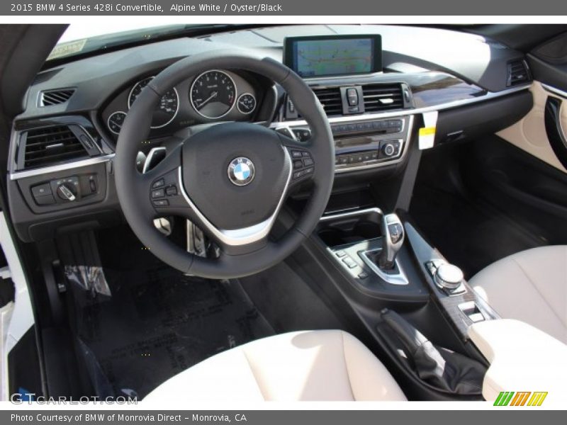 Alpine White / Oyster/Black 2015 BMW 4 Series 428i Convertible