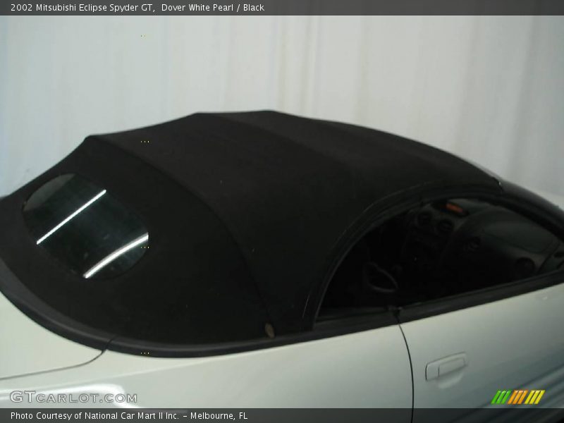 Dover White Pearl / Black 2002 Mitsubishi Eclipse Spyder GT