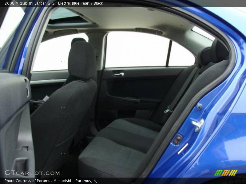 Electric Blue Pearl / Black 2008 Mitsubishi Lancer GTS