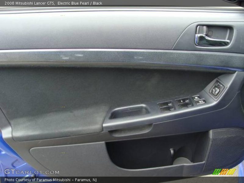 Electric Blue Pearl / Black 2008 Mitsubishi Lancer GTS