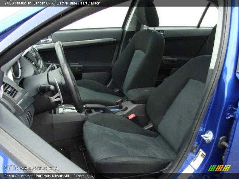 Electric Blue Pearl / Black 2008 Mitsubishi Lancer GTS