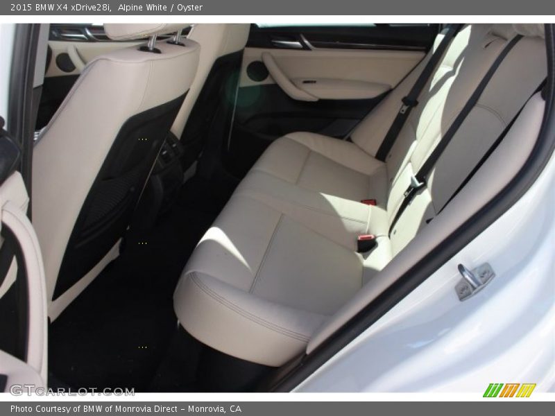 Alpine White / Oyster 2015 BMW X4 xDrive28i
