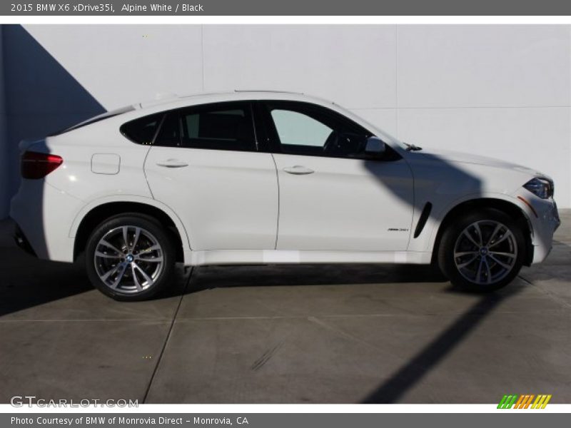 Alpine White / Black 2015 BMW X6 xDrive35i