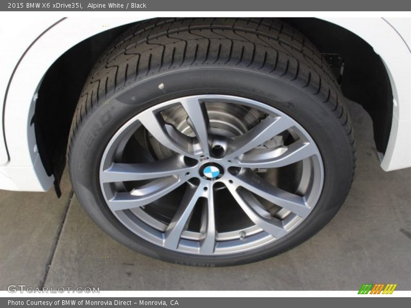 Alpine White / Black 2015 BMW X6 xDrive35i