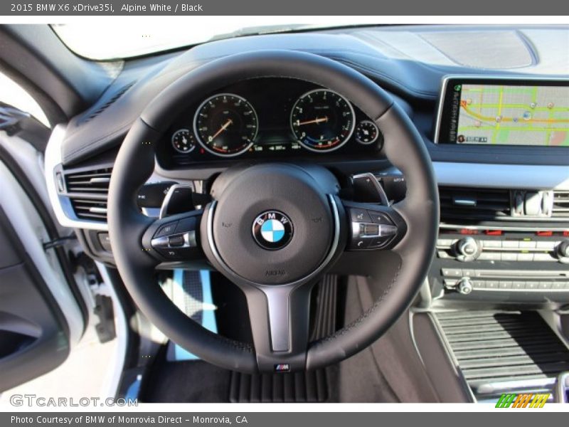 Alpine White / Black 2015 BMW X6 xDrive35i