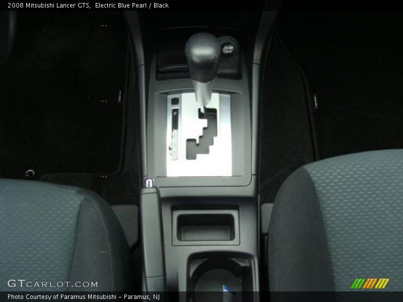 Electric Blue Pearl / Black 2008 Mitsubishi Lancer GTS