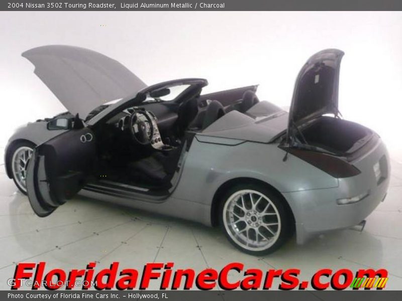 Liquid Aluminum Metallic / Charcoal 2004 Nissan 350Z Touring Roadster