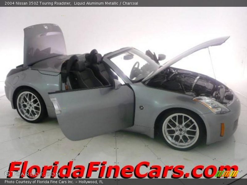 Liquid Aluminum Metallic / Charcoal 2004 Nissan 350Z Touring Roadster