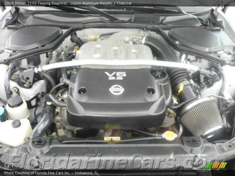 Liquid Aluminum Metallic / Charcoal 2004 Nissan 350Z Touring Roadster