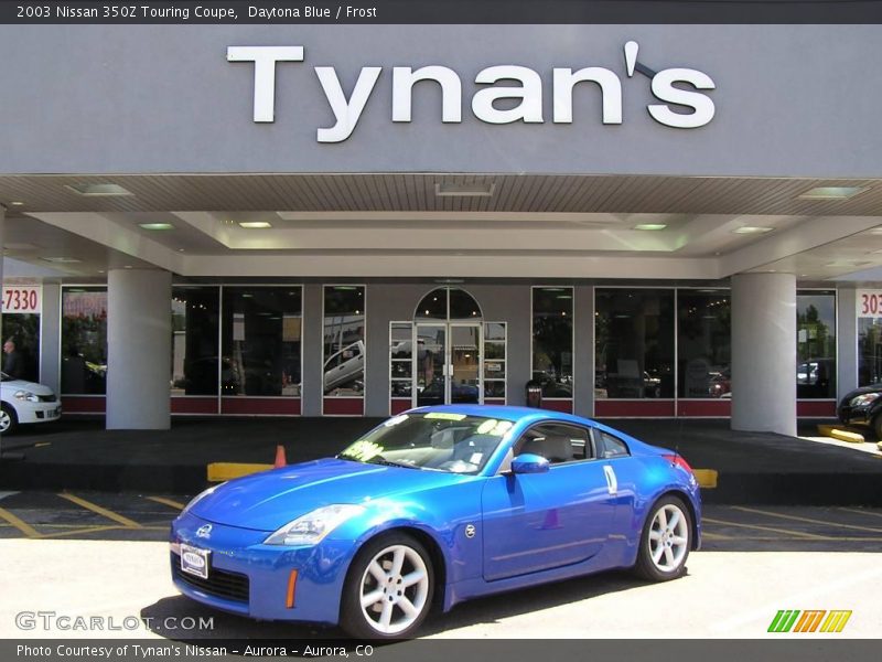 Daytona Blue / Frost 2003 Nissan 350Z Touring Coupe