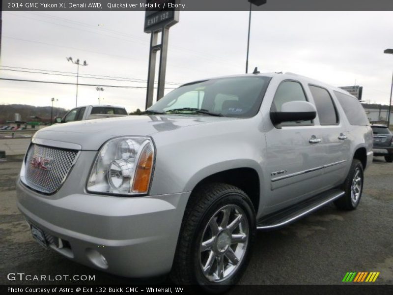 Quicksilver Metallic / Ebony 2014 GMC Yukon XL Denali AWD