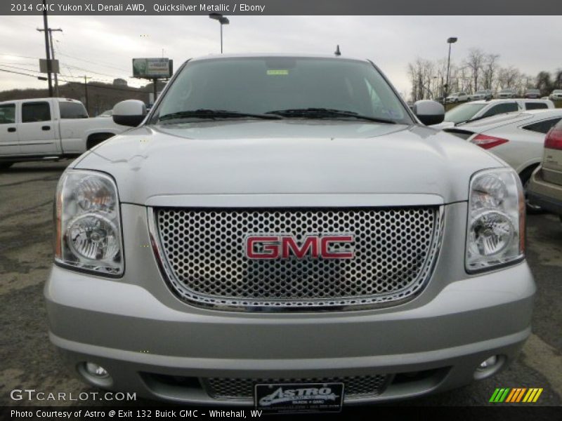 Quicksilver Metallic / Ebony 2014 GMC Yukon XL Denali AWD