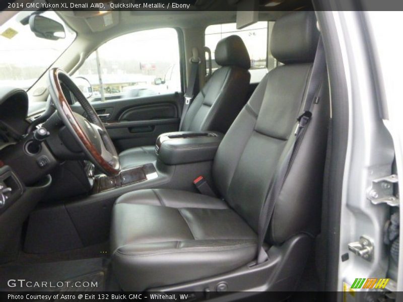 Quicksilver Metallic / Ebony 2014 GMC Yukon XL Denali AWD
