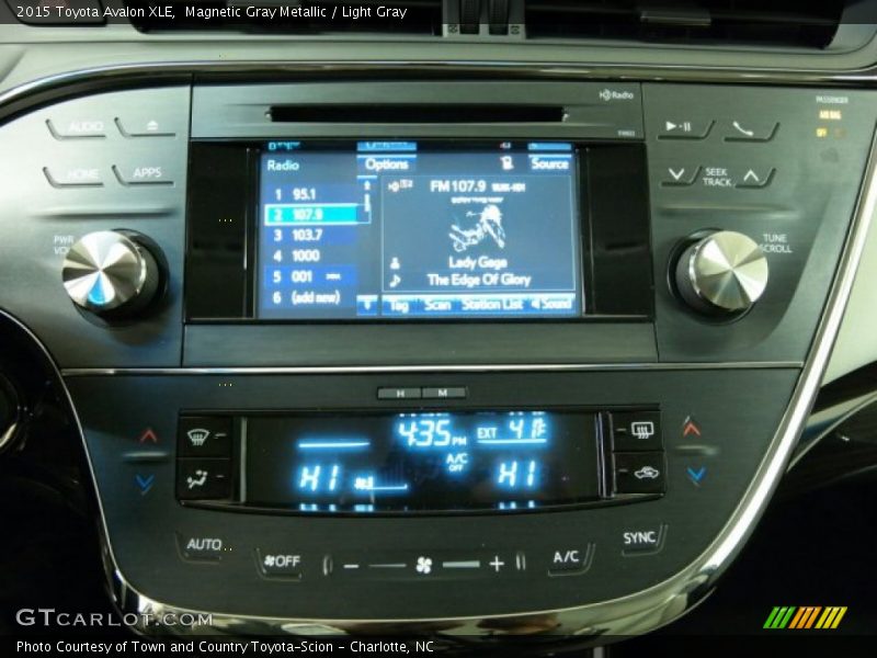 Magnetic Gray Metallic / Light Gray 2015 Toyota Avalon XLE
