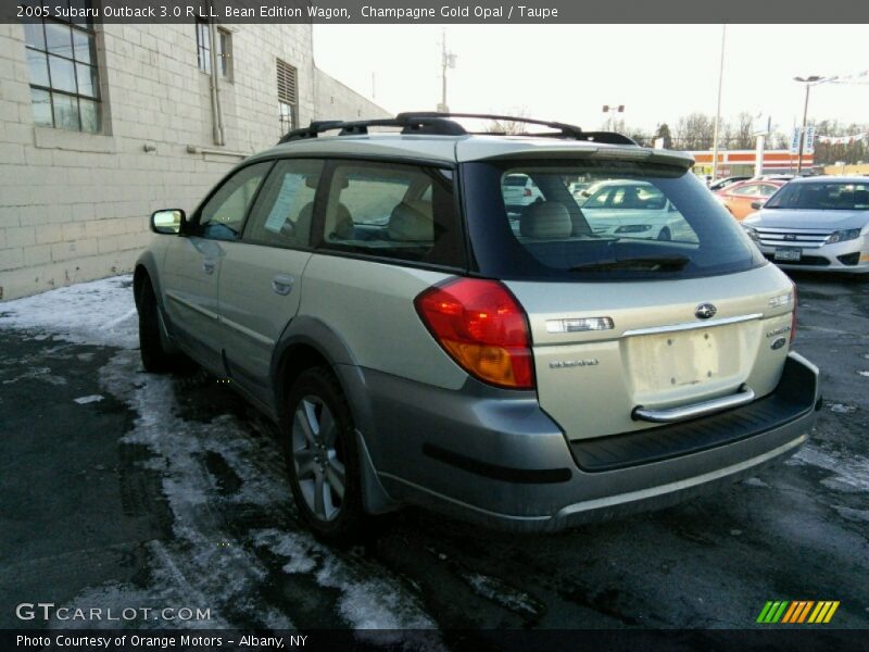 Champagne Gold Opal / Taupe 2005 Subaru Outback 3.0 R L.L. Bean Edition Wagon