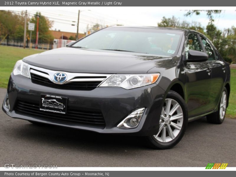 Magnetic Gray Metallic / Light Gray 2012 Toyota Camry Hybrid XLE