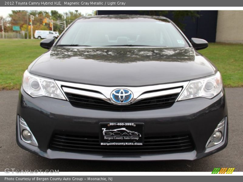 Magnetic Gray Metallic / Light Gray 2012 Toyota Camry Hybrid XLE