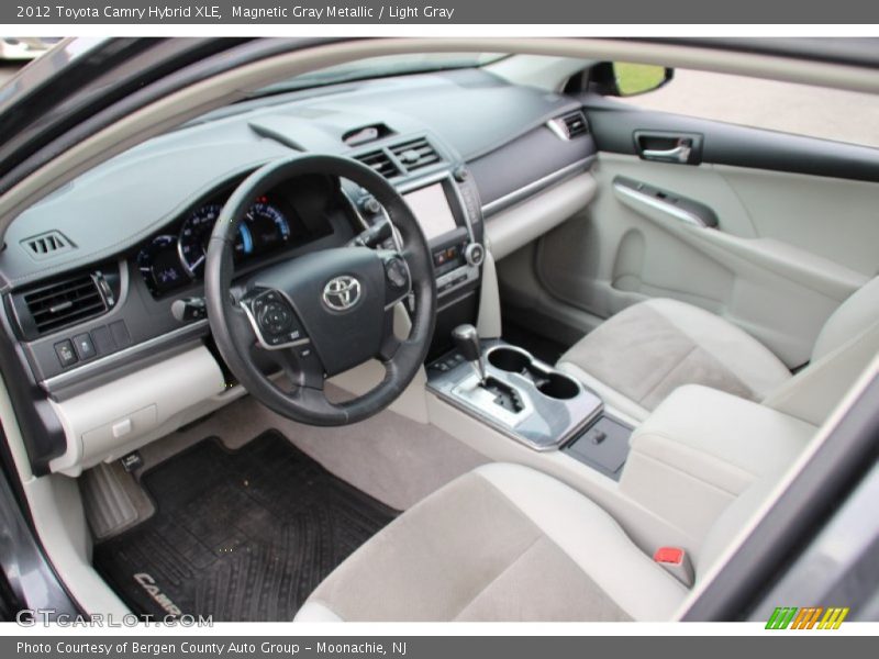 Magnetic Gray Metallic / Light Gray 2012 Toyota Camry Hybrid XLE