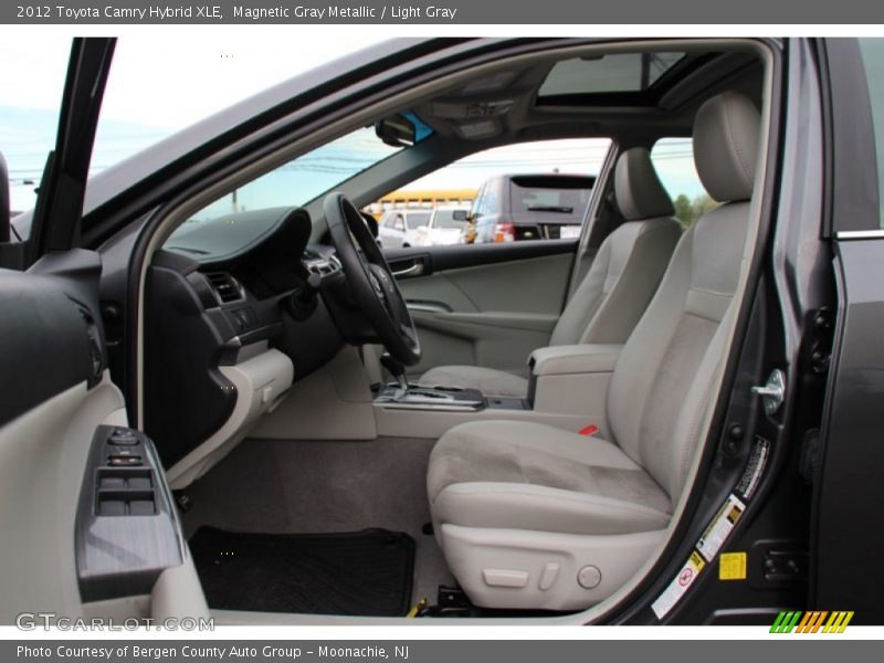 Magnetic Gray Metallic / Light Gray 2012 Toyota Camry Hybrid XLE