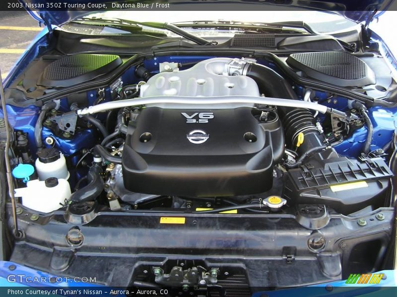 Daytona Blue / Frost 2003 Nissan 350Z Touring Coupe