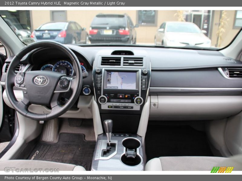Magnetic Gray Metallic / Light Gray 2012 Toyota Camry Hybrid XLE