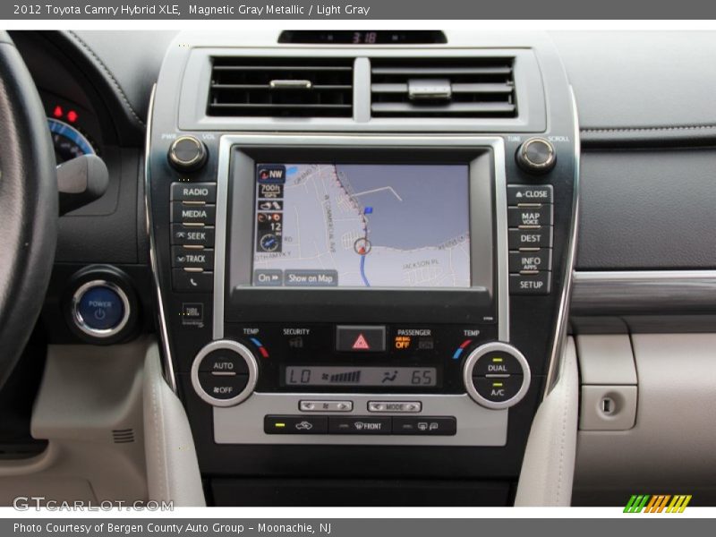 Magnetic Gray Metallic / Light Gray 2012 Toyota Camry Hybrid XLE