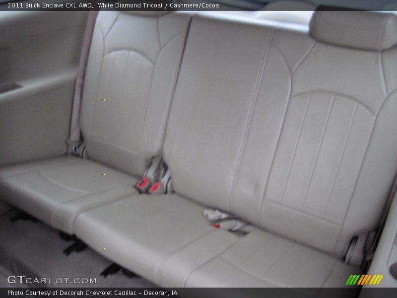 White Diamond Tricoat / Cashmere/Cocoa 2011 Buick Enclave CXL AWD