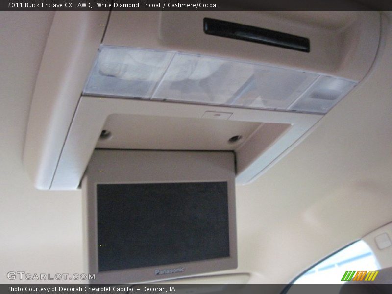 White Diamond Tricoat / Cashmere/Cocoa 2011 Buick Enclave CXL AWD